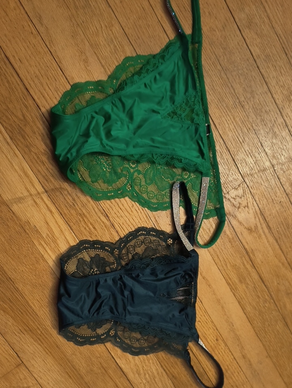 Victoria's Secret Green & Dark Green Panties